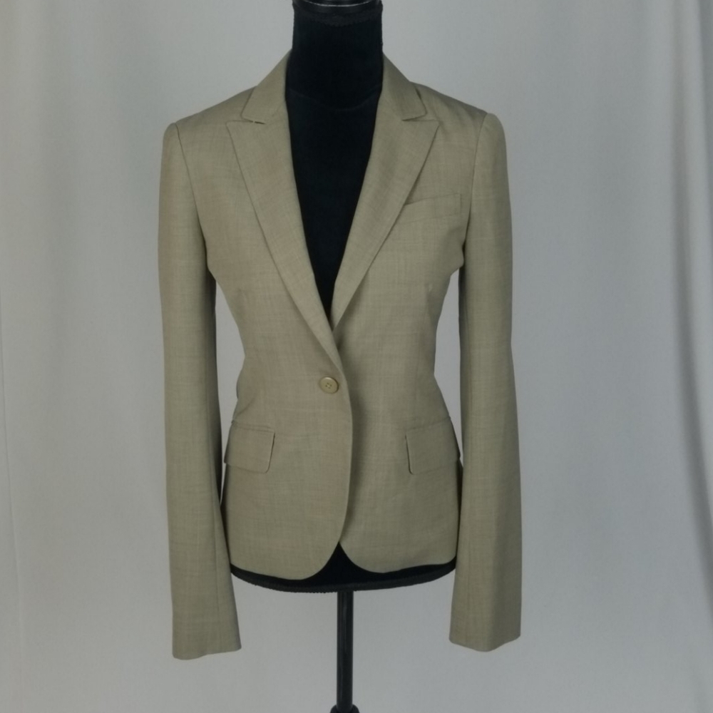 Theory women 6 wool blend blazer career